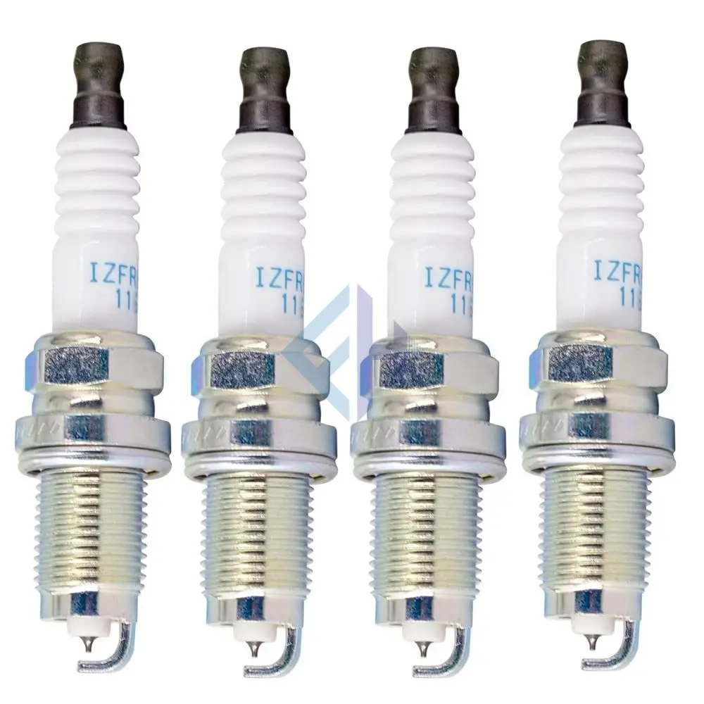 

New Genuine 4Pcs Spark Plugs 1884111051 ILFR5B For Sonata IX35 Sorento 2011-2012 2.4 3.5 Sportage K5 18841 11051 high quality