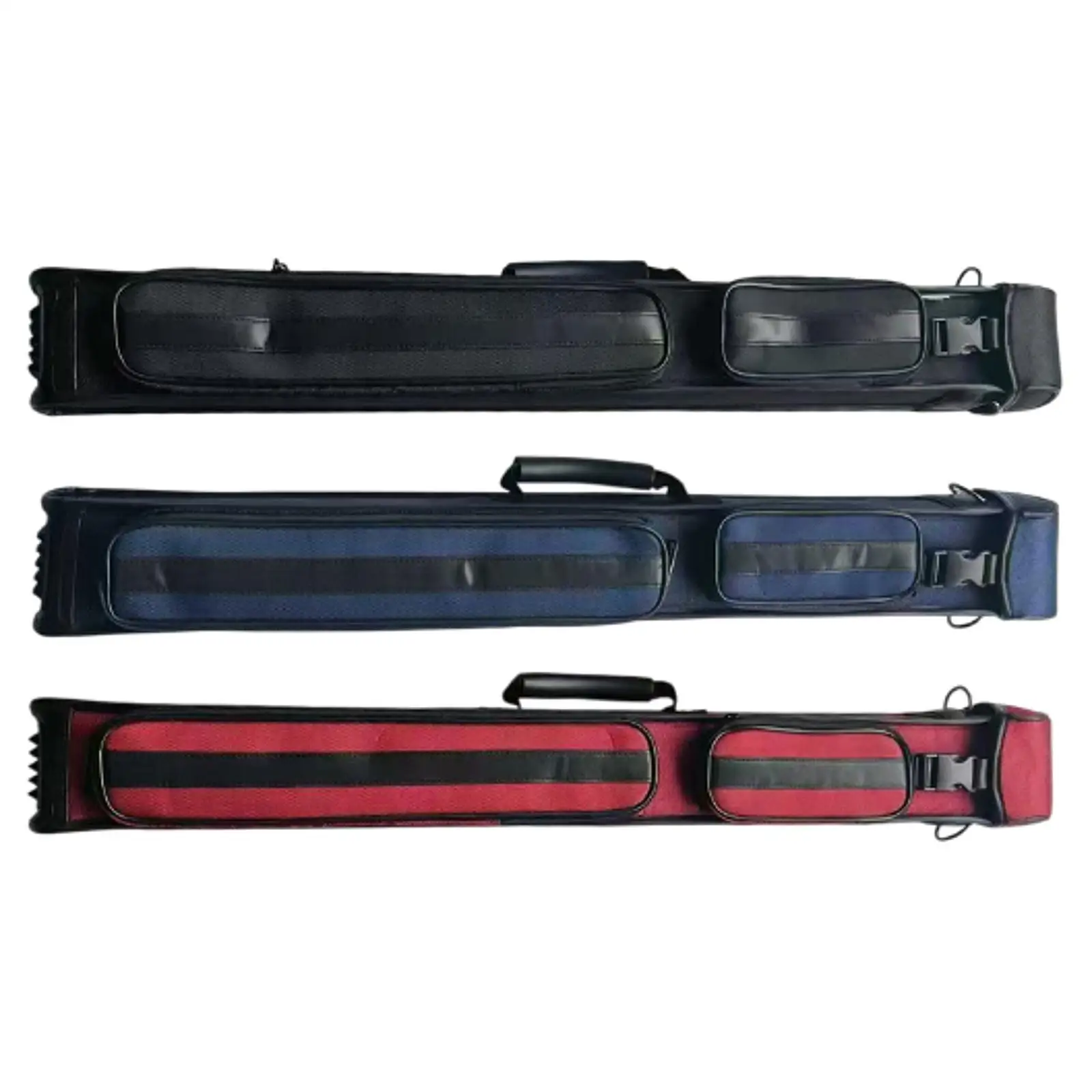 

Billiard Cue Case 1/2 Jointed Cue Case with Shoulder Strap Pool Cue Bag Billiard Pool Cue Stick Carrying Bag Protective Pouch
