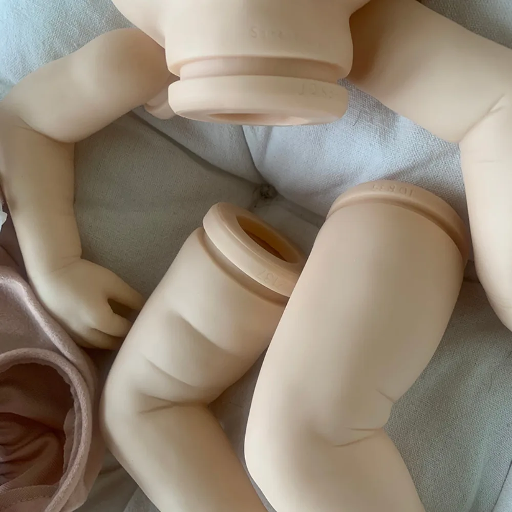 19Inch Reborn Doll Kit Bellami Fresh Color Unpainted Doll Parts with Cloth Body Drop Shipping Kit Bebé Reborn