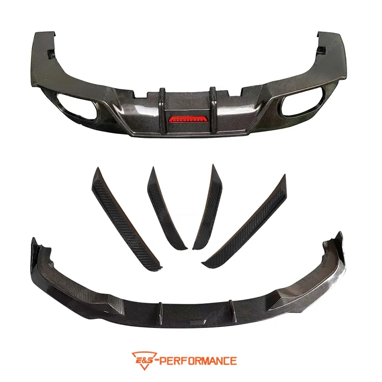 Carbon Fiber Body Kit for BMW M8 Upgrade to TK Style Front Lip Rear Diffuser Car Body Kit