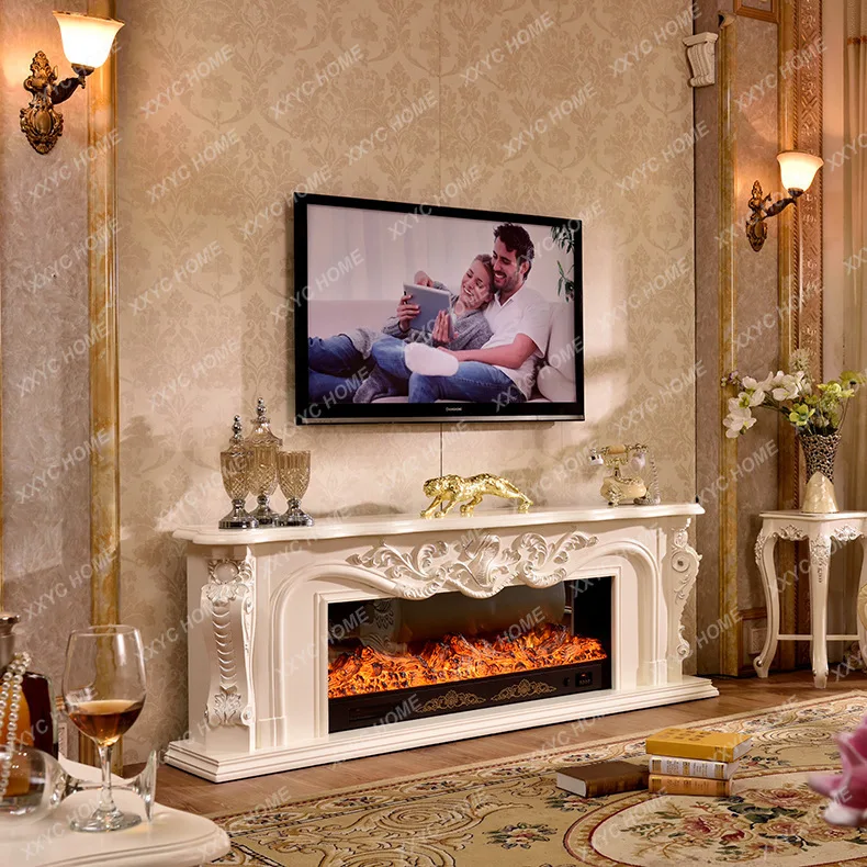 Lsimple simulation fire heating electric fireplace wall decoration cabinet electric heating furnace wall