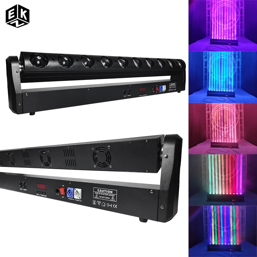 10X40W RGBW 4 in 1 Professional LED Scanner DMX Beam Bar Moving Head LED Bar Light for Disco Stage Lights Party Dance Floor