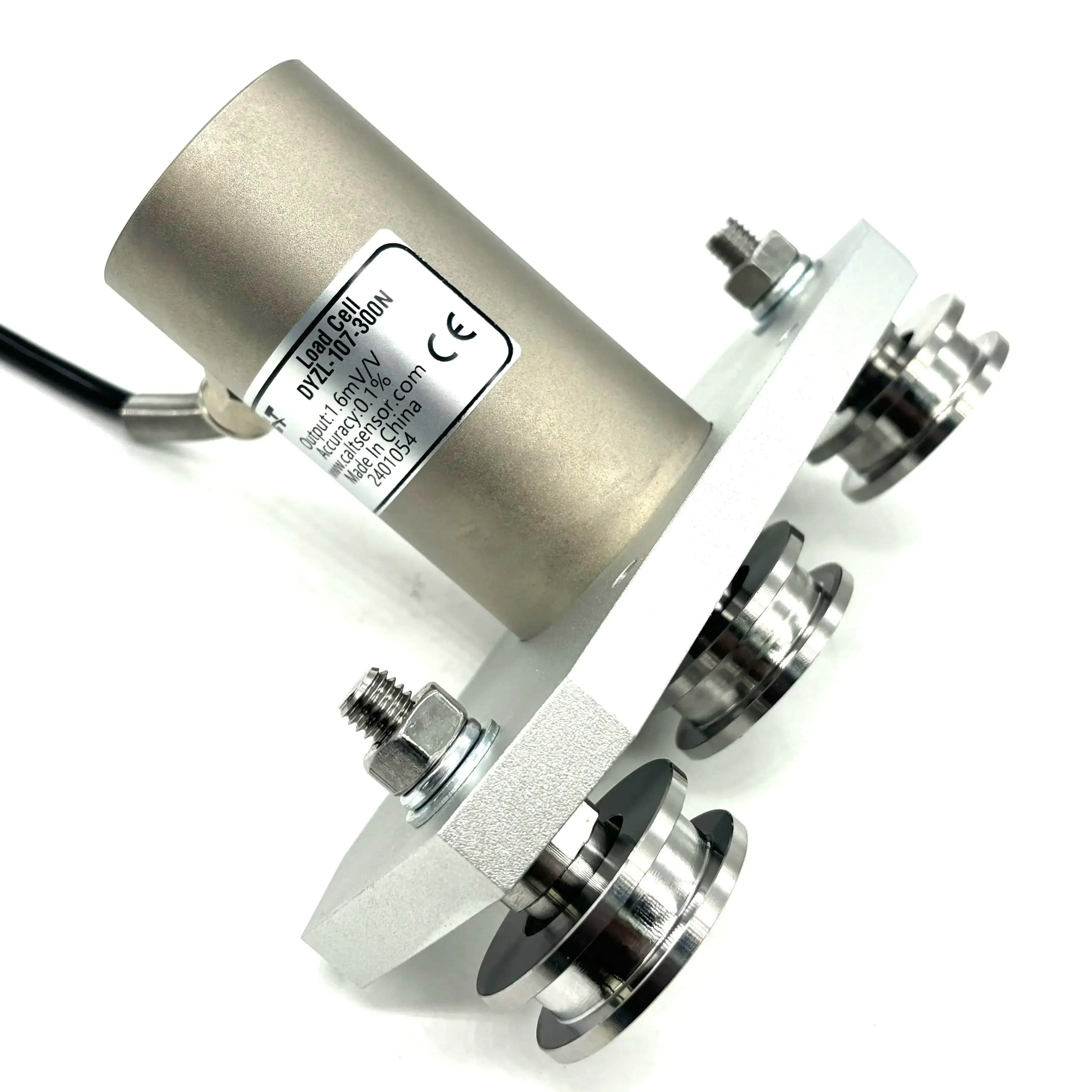 New weighing load cell for tapes cables steel strips three pulley tension sensor 30KG DYZL-107 300N