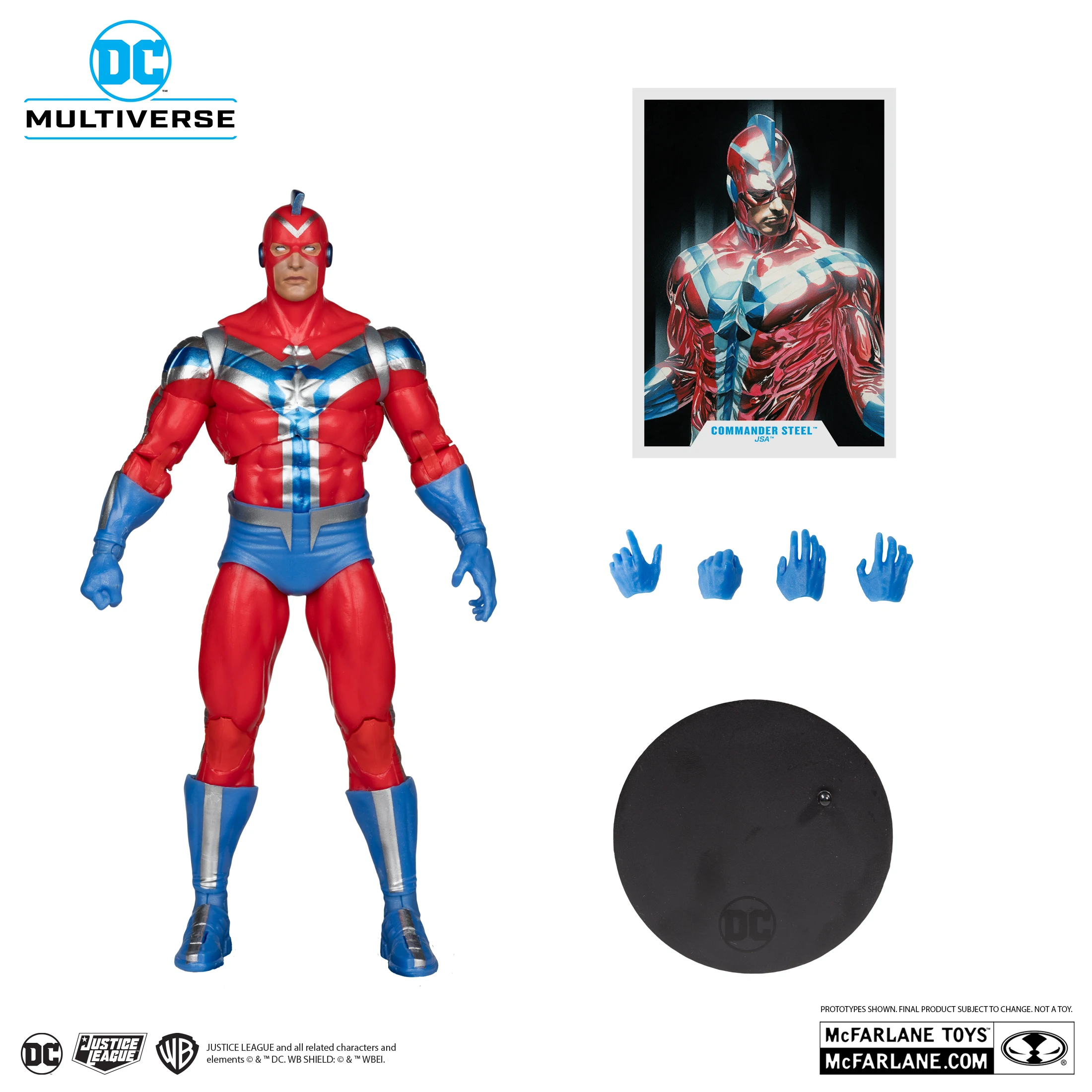 

In Stock Genuine McFarlane DC Iron Captain JSA 1/12 Movable Figure Model Toy Ornament Movable Figure Gift Model