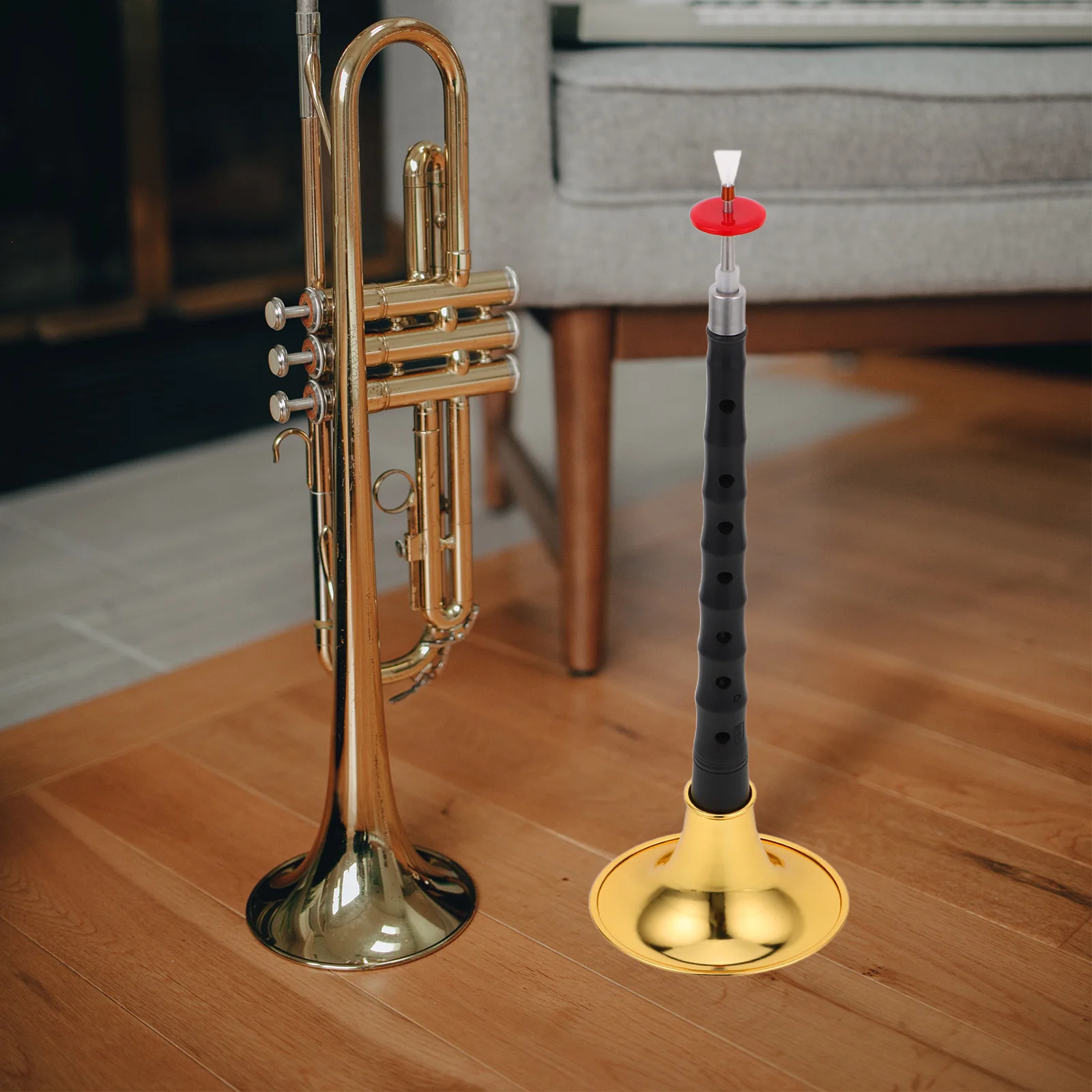 

1 set Suona Musical Instrument Traditional Chinese Wind Instrument For Beginners Durable Wood Iron Copper Construction Portable