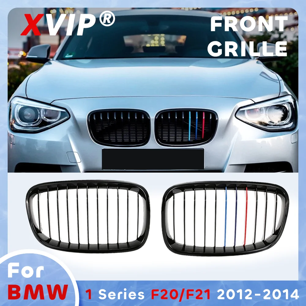 

XVIP Glossy M-Color Single Line Style Front Bumper Grille For BMW 1-Series F20 F21 2012-2014