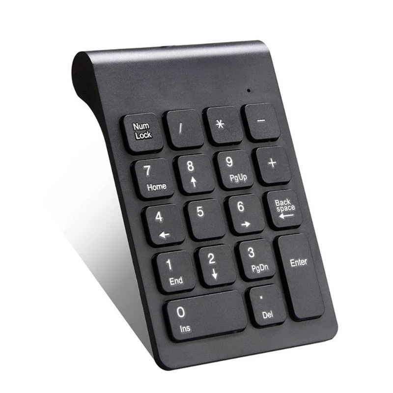 587B Wireless Digital Keyboard for Accounting Teller Laptop Notebook Tablets 18 Keys