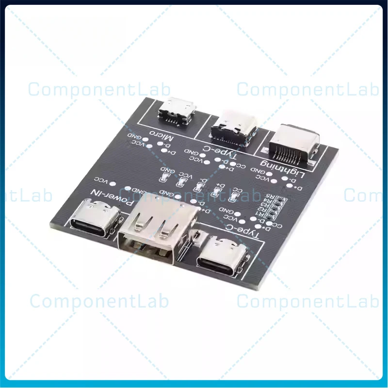 5-25pcs DT3 USB Data Cable Tester Module Type-C Fast Charging Cable Fault Detector for Mobile Phones