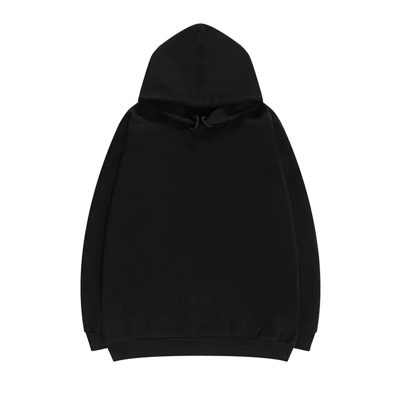 

Solid color hooded sweatshirt women in autumn and winter American lazy style loose casual top men and women Top
