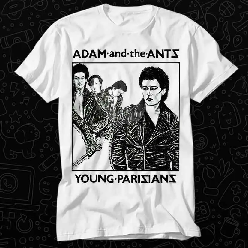 Adam Ants Young Parisians Super Cool Hipster Fashion Best T Shirt 402