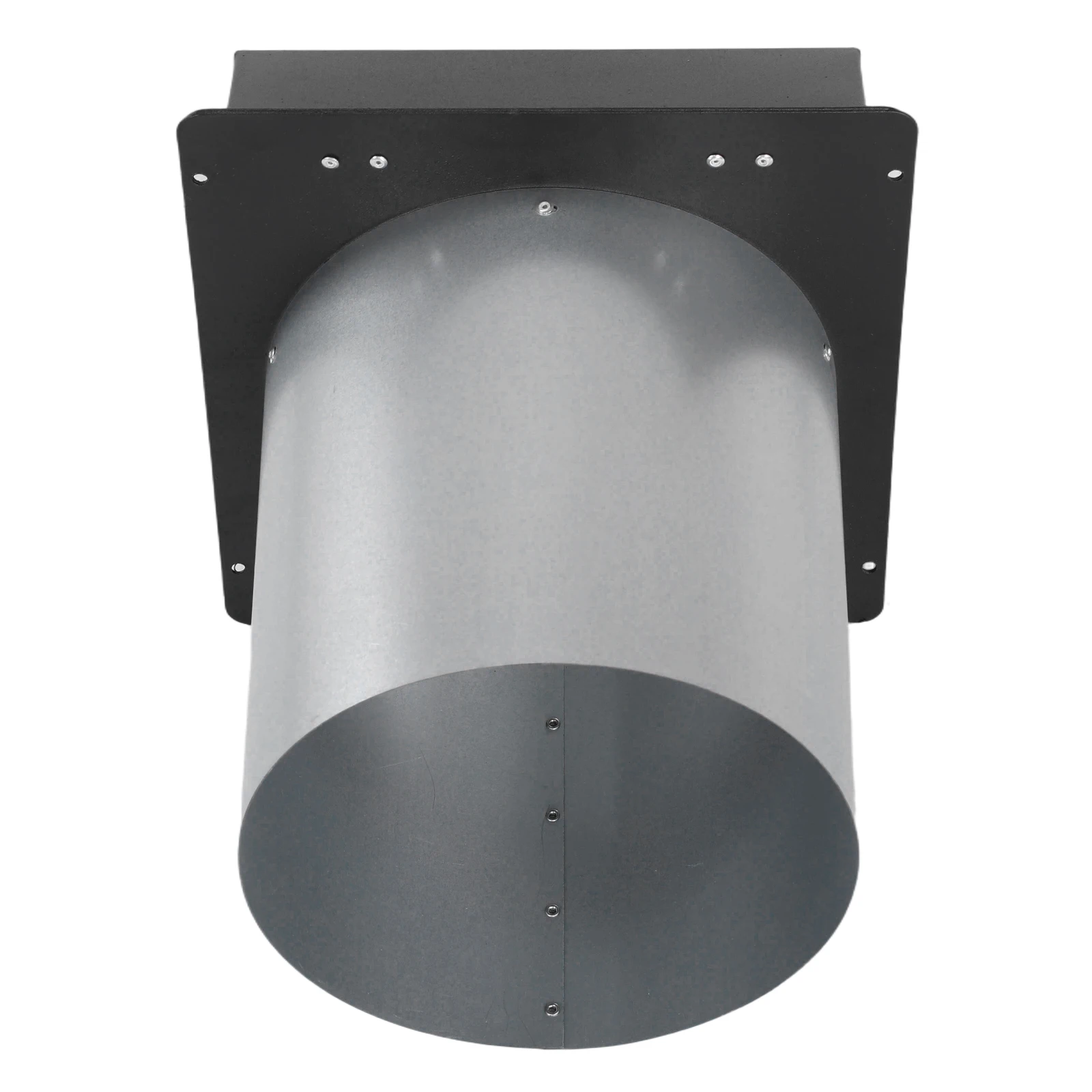 

8 Inch Dryer Vent Cover Outside with Screen and Damper Wall Vent Cover Cap Exterior Air Exhaust for Residential Housing Kitchen HVAC Duct (Black)