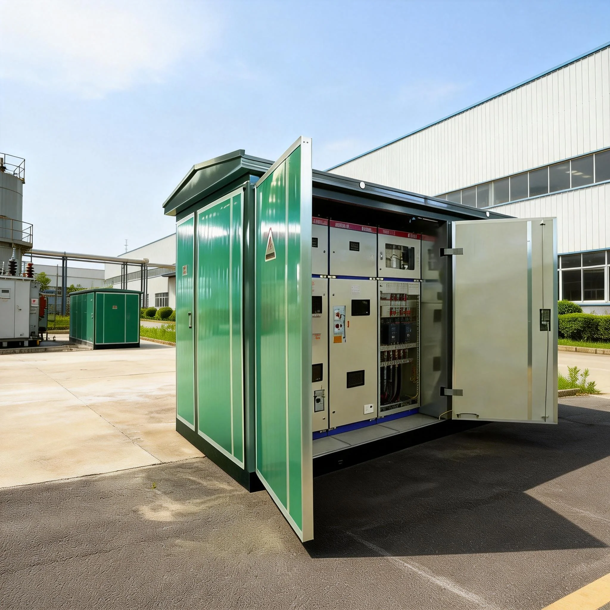 Outdoor Compact Smart Underground Substation 1000KVA Pre-Installed Pad Mounted Three Phase Galvanized Steel Power Distribution