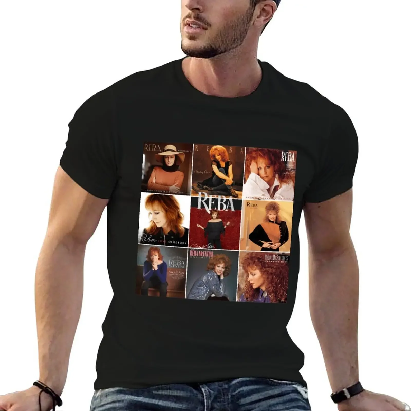 

Reba All Greatest Albums Classic T-Shirt anime tshirt cheap stuff Men's t shirts