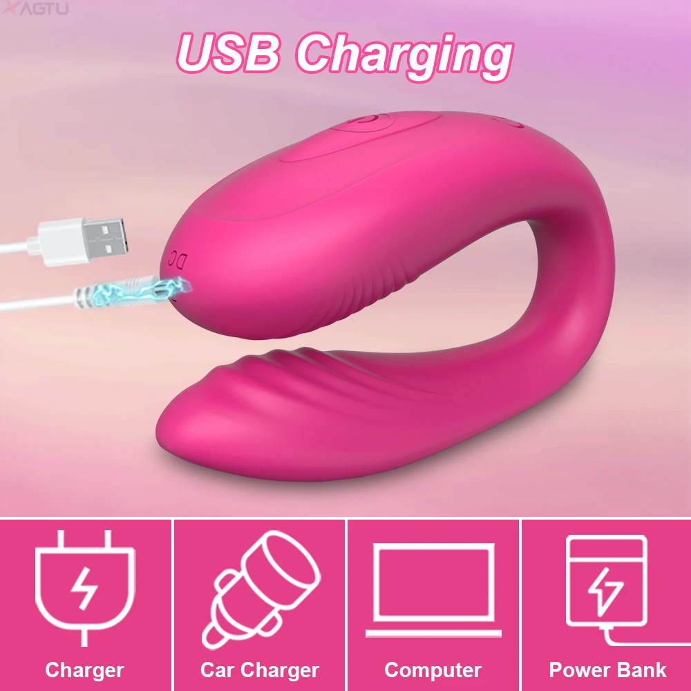 APP Control Vibrator Couples Dual Wearable Vibrating Massager for Women Clitoris Stimulate Female G-Spot Vibrating Adult Sex Toy