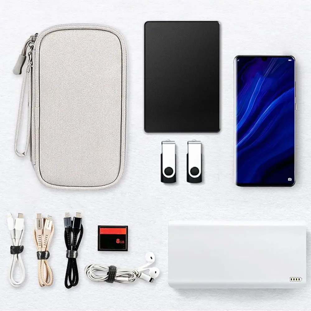 

Zipper Bag Headphone Earphone Phone Case Organziers Bag Portable Bag Cable Organizer Bag Electronic Storage Bag Carrying Case