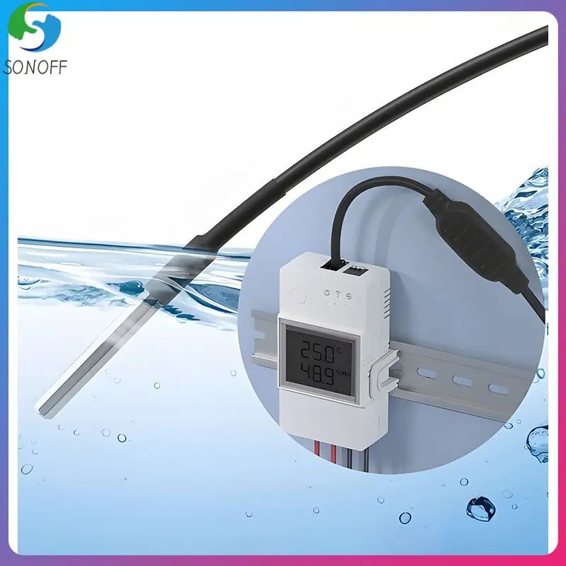 WTS01 Sensor Soil Moisture Humidity Waterproof Three Kinds Temperature Sensors Smart Home Via Phone App Alexa Switch Accessories