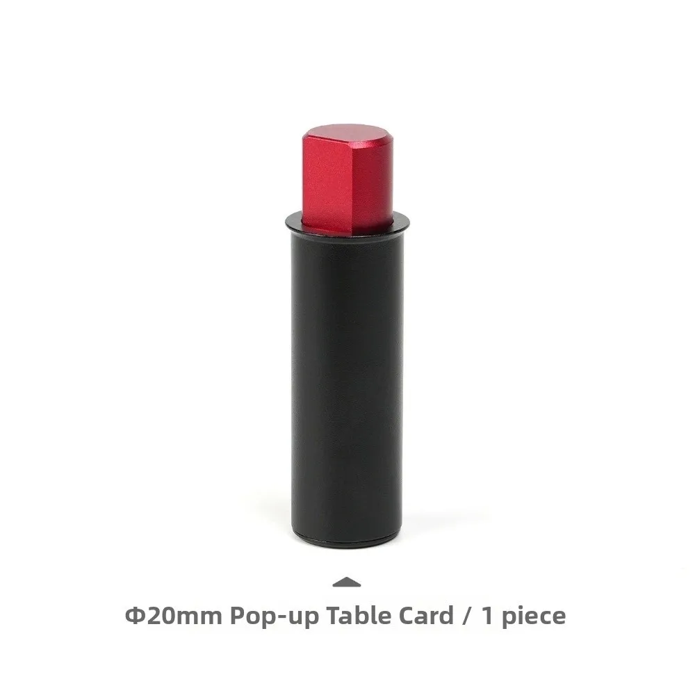 Aluminum Alloy Pop-Up Bench Stop Block 20Mm Hole 19Mm Hole Woodworking Table Peg Quick-Lock Design Precision Brake Stops