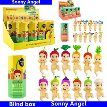 Sonny Angel Blind Box Harvest Series Fruit en Groente Anime Figuren Ornamenten Poppen Fans Kinderen Gift Willekeurig 12 stuks