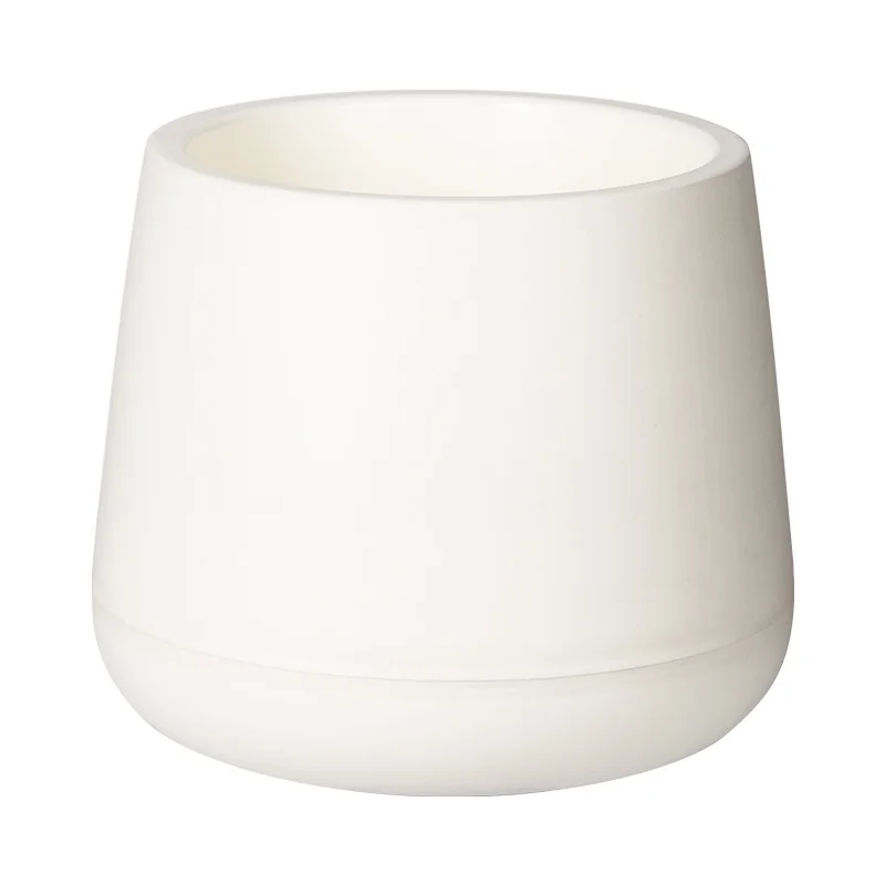 

Двухслойный пластиковый цветочный горшок с имитацией зеленого растения, утолщенный садовый поднос для внутреннего использования, большой офисный детский большой горшок