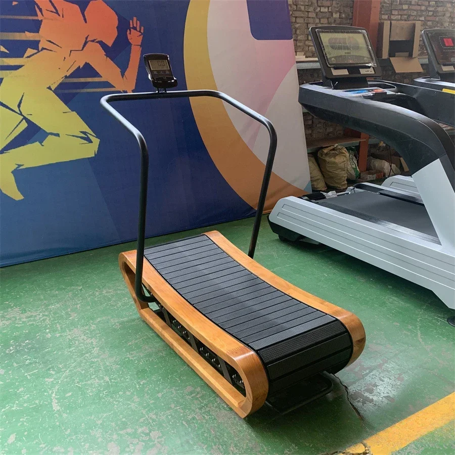 مصنع مستقيم الشعر آلات منزلية مشاية الفصول الدراسية الخاصة غير بالطاقة مفرغة معدات اللياقة البدنية الخشبية