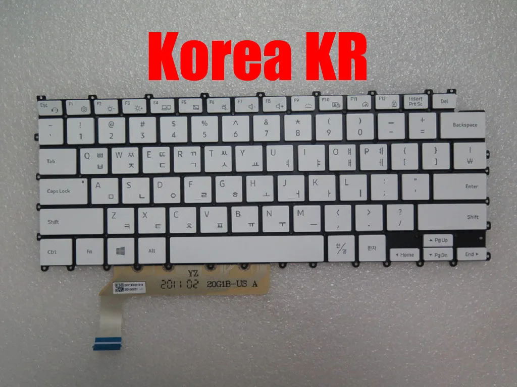 

Laptop Backlit Keyboard For Samsung NP930XED 930XED Korea KR English US UK Germany GR Italy IT France FR Spain SP Nordic NE New