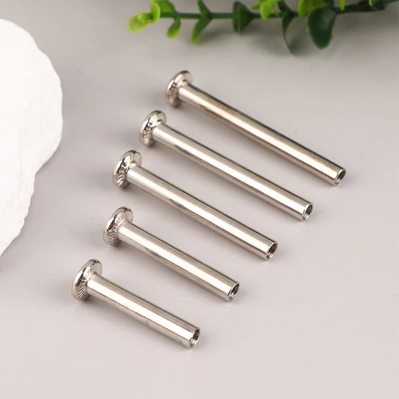 2Sets stainless steel luggage screws, luggage accessories Luggage Wheels Bolts 6*33-60mm