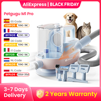 Petgugu M1 PRO Dog Care vacuum cleaner & Pet Care Set with 2.5 L Capacity, Larger Dust container Animal Hair vacuum cleaner