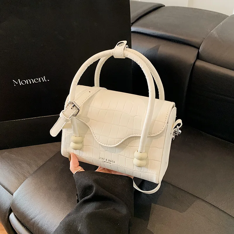 

2025 New Macaron Mini Square Bag Trendy Cream Shoulder Purse Cute Womens Crossbody Handbag Unique Small Designer Tote