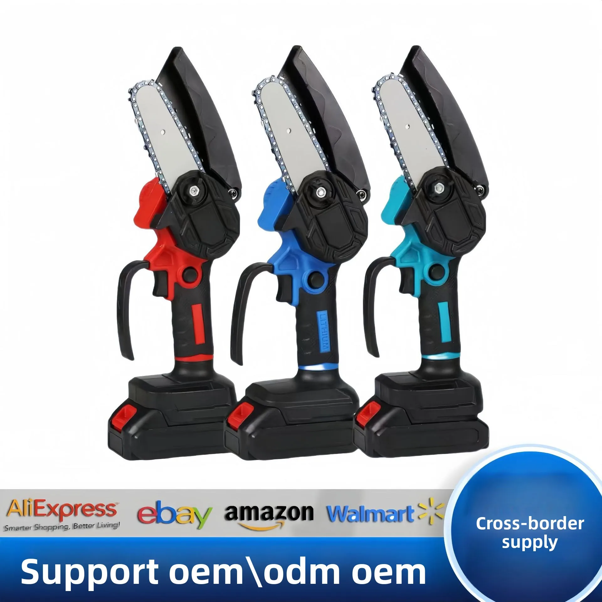 

4-дюймовая электрическая цепная пила, перезаряжаемая маленькая литиевая цепная пила, 6-дюймовая мини-одноручная пила, беспроводная лесозаготовительная и обрезка