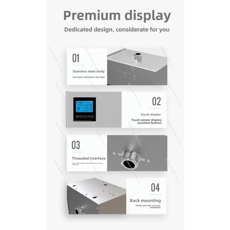 Return Water Heater Hot Water Circulation Pump Smart Home Circulation System 360W Super Power for Duplex Villa