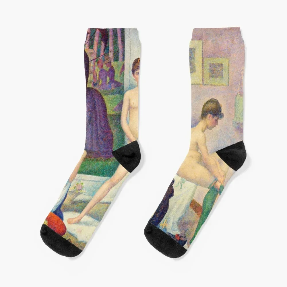 Models - Seurat Socks luxury winter gifts New year's Ladies Socks Men's