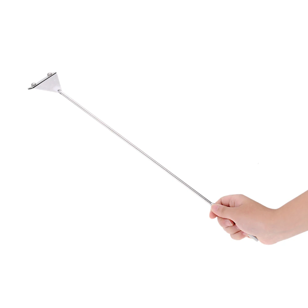 

46cm Algae Scraper Fish Tank Aquarium Rust Corrosion Resistant Long Handle Anti Slip Blade Glass Cleaning Tool Pet Supplies
