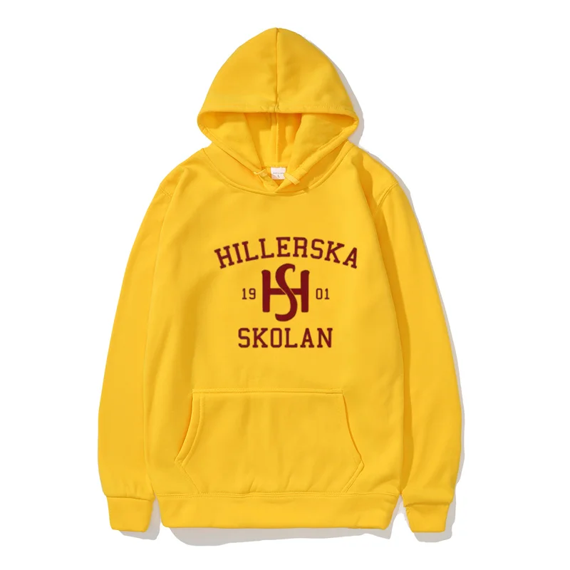 Young Royals Hillerska Skolan Hoodie Hillerska Skolan Unisex Hooded Sweatshirt Graphic Hoodies Long Sleeve Pullover Tv Show Tops