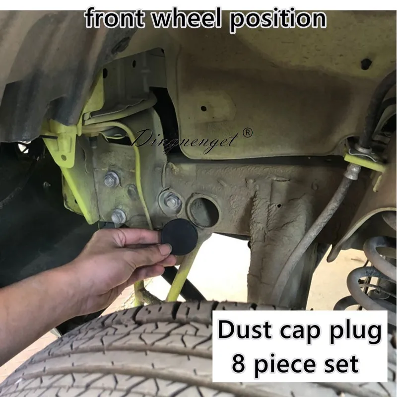 Auto-Gummistopfen, Staubschutzkappen, Wasserdichte Stecker, 8-teiliges Set, Schutzabdeckungen für Suzuki Jimny – Detail 2