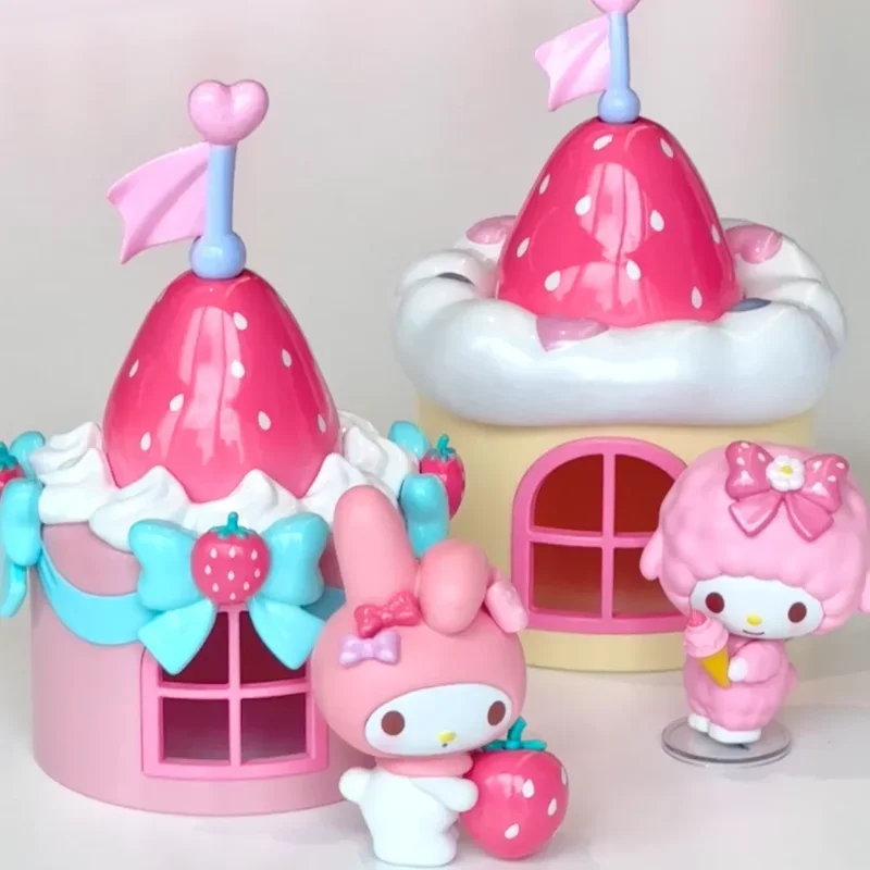 MINISO Sanurgente Melody Characters Blind Box, Melody and My Sweet Series Mystery Box, Modèle Kawaii, Jouet pour Enfants, Cadeau de Vacances Authentique