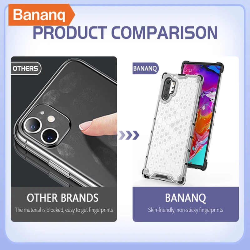 Bananq Clear Phone Case For Samsung A55 A54 A35 A34 A25 A23 A15 A14 A04 A05 A12 A23 M13 M23 Cover For Galaxy S24 S23 Plus Ultra