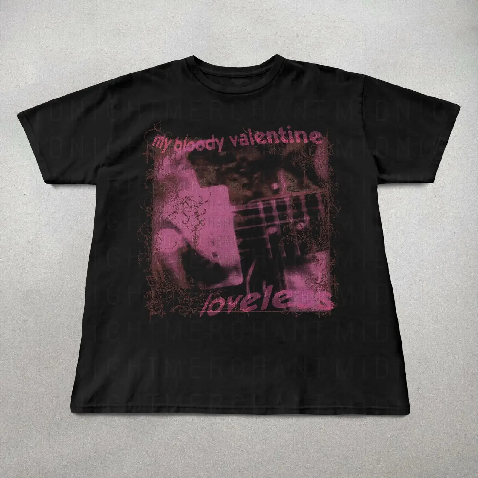 My Bloody Valentine Loveless T Shirt 90s Shoegaze Band Retro Y2K Casual Streetwear Top vintage Washed Versatile homme