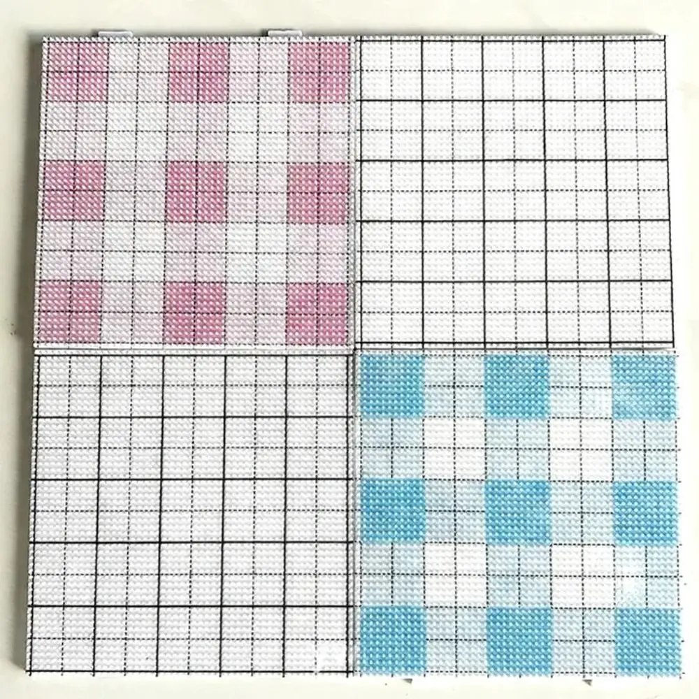 2 Stück 2,6 mm Perlen-Schmelzplatten, verdickt, mit schwarzer Linie, 52 Nägel, quadratische Schmelzperlen-Platten