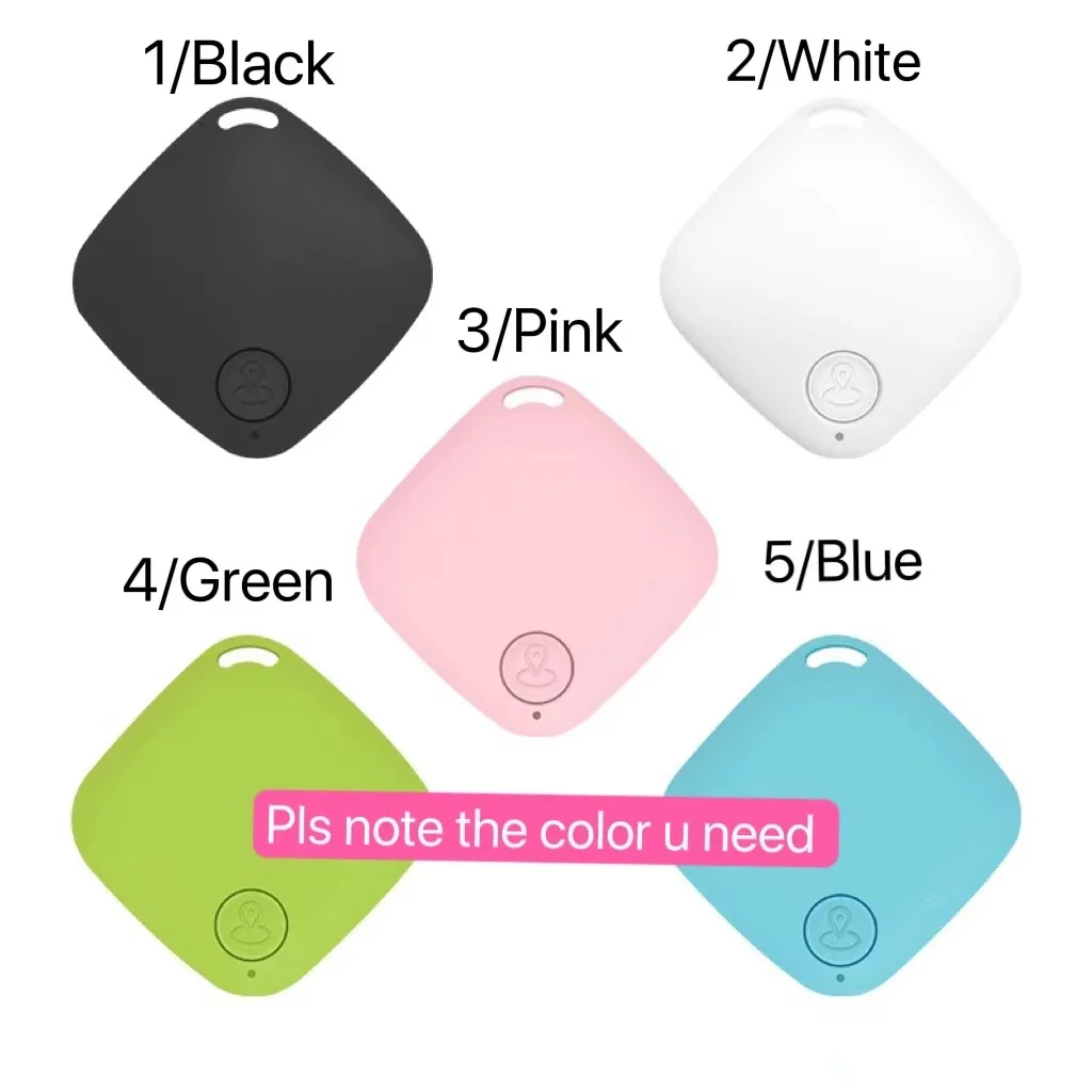 มินิแฟชั่นสมาร์ทสุนัขสัตว์เลี้ยง Bluetooth 4.0 GPS Tracker Anti-Lost Alarm แท็กไร้สายกระเป๋าเด็กกระเป๋าสตางค์ Key Finder locator