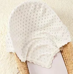 Strick Baby decke Neugeborenen Wickel Wickel Jungen Mädchen Baumwolle weiche Krippe Quilt Kinderwagen Schlafanzug Wickeln Empfangs decken