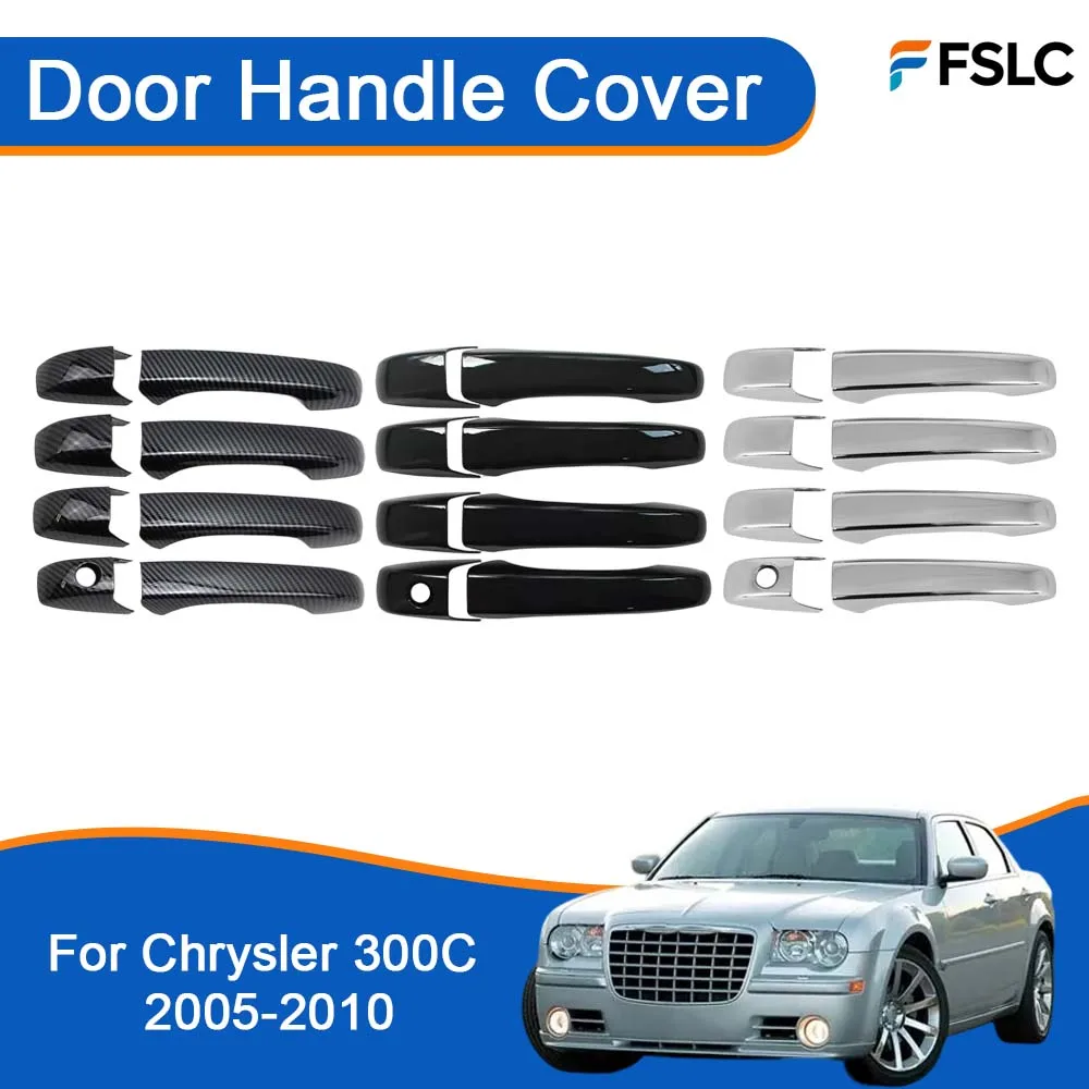 Cars Accessories Door Handle Cover For Chrysler 300C 2005-2010 Car Exterior Decoration Styling Upgrade Modify A Car