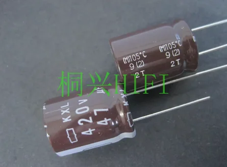 20PCS/LOT Japanese genuine NIPPON 420v 47uf KXL 16x20mm electrolytic capacitor FREE SHIPPING