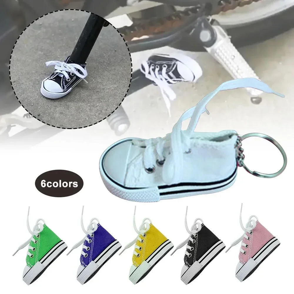 1 Pc Creative Tripod Cover for Motorcycle Bicycle Side Shoe Shape Foot Support Electric Bike Tripod Decor Mini Shoes Key Chain