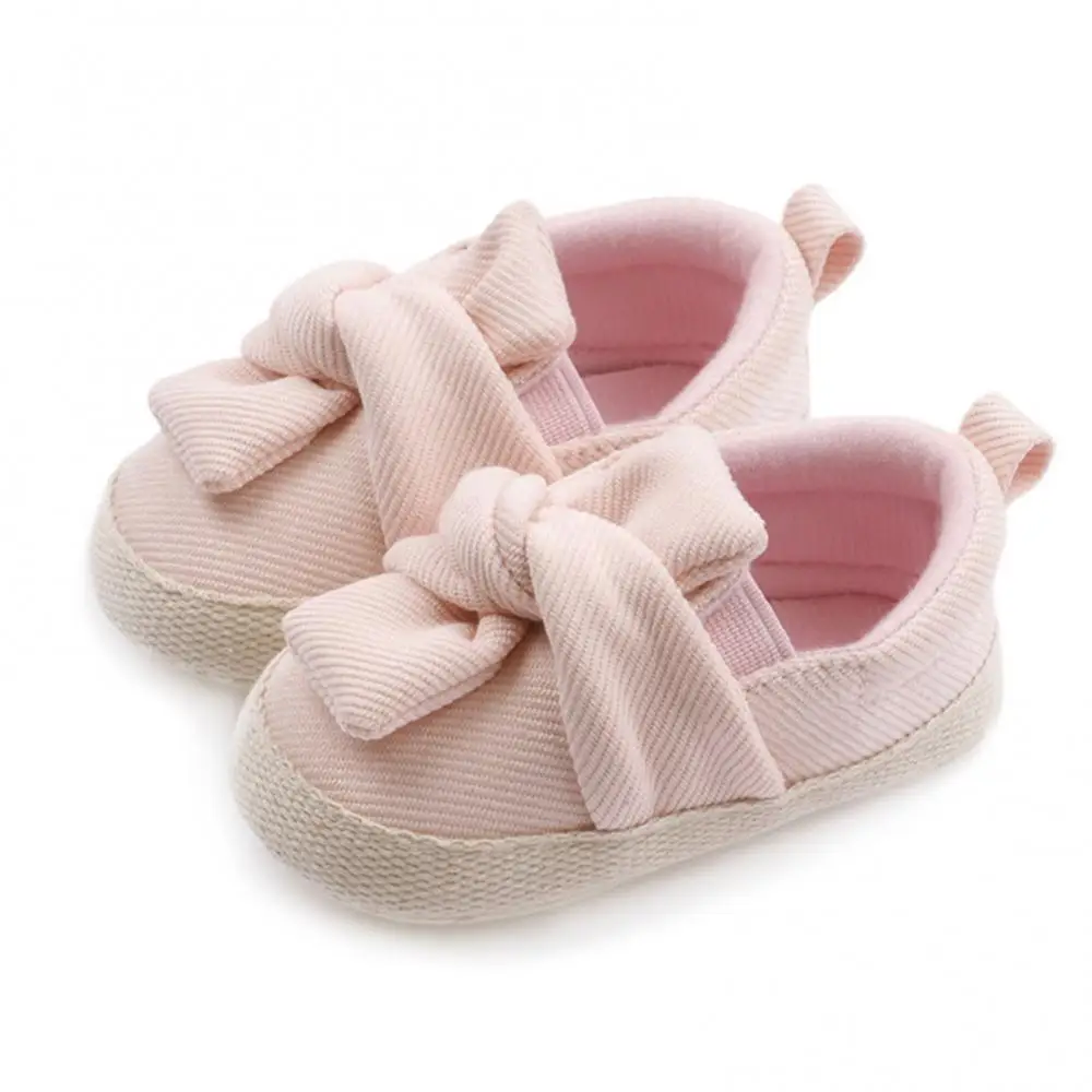 

Baby Toddler Sole Shoes Babies Toddlers Bowknot Anti-slip Prewalker Flat zapatos bebe niña