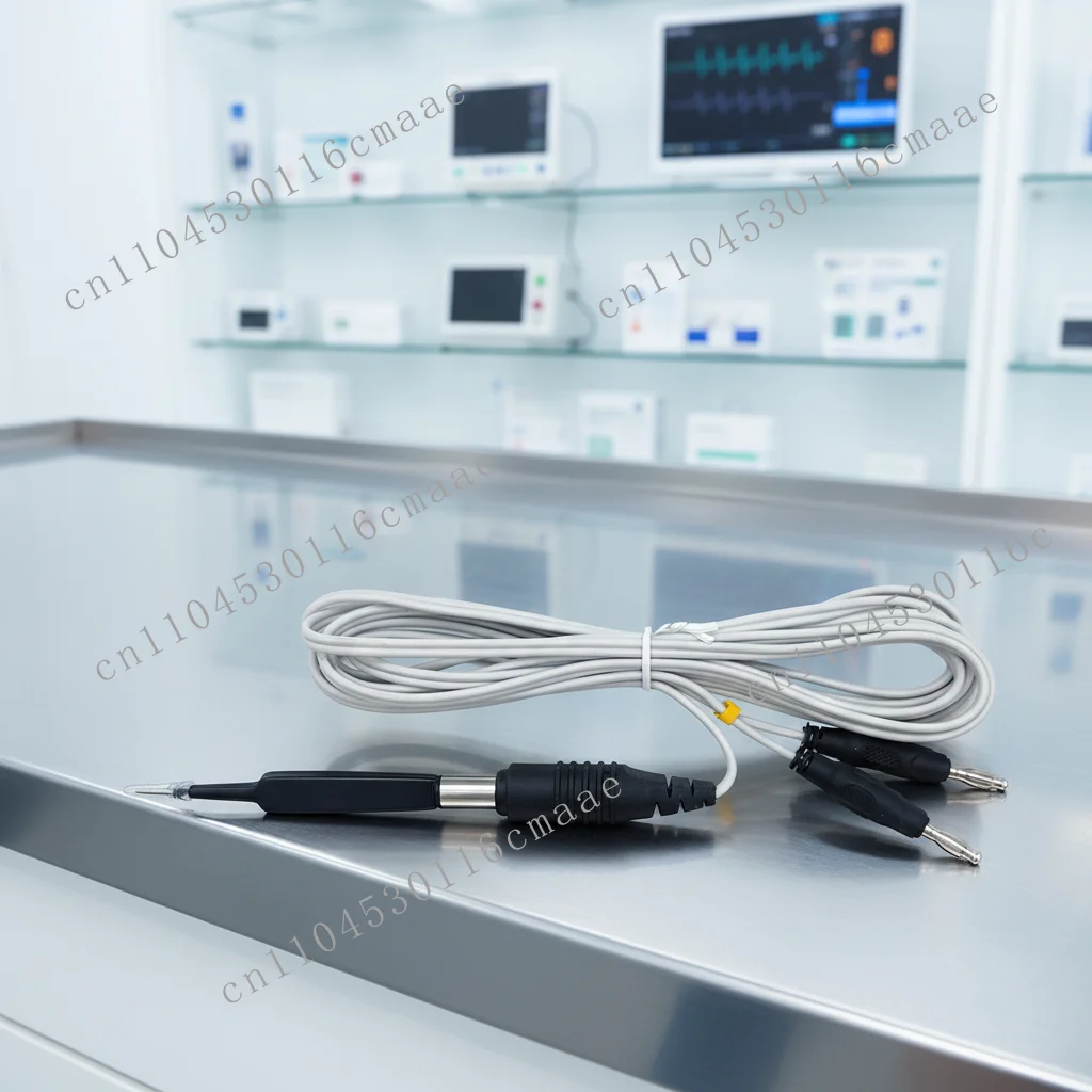 TKV-NS001SC Reusable Manual Bipolar Electrosurgical Cable and Forceps (with Cable)