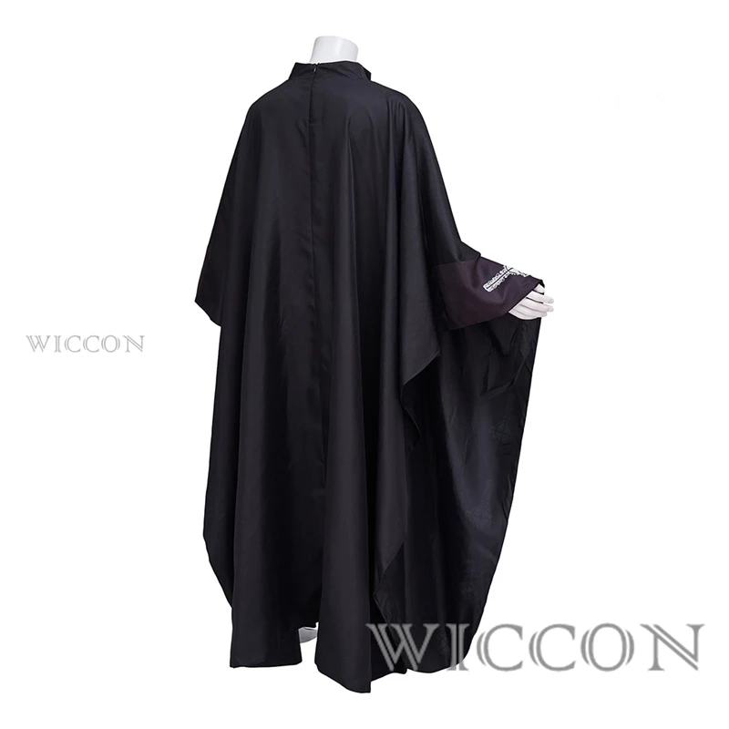 Mittelalter licher Papa Emeritus Cape Cosplay Kostüm Mittelalter schwarzer Umhang mit Hut komplettes Set für Erwachsene Halloween Party Anzug