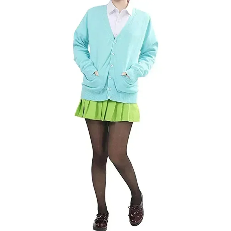 CyCostume Anime Cosplay Kembar Lima Klasik, Gotoubun No Hanayome Nakano Ichika Nino Miku Yotsuba Itsuki
