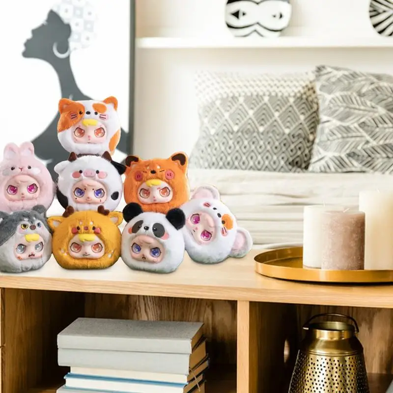 Anime pluszowy motyw zwierzęcy Anime nadziewane zabawki małe pluszaki pluszowe nadziewane zabawki kolekcjonerskie zabawki dla chłopców dziewcząt