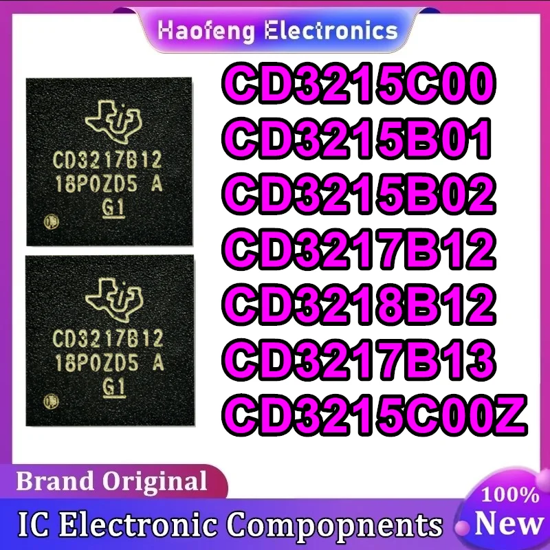 CD3215C00 CD3215B01 CD3215B02 CD3217B12 CD3218B12 CD3217B13 CD3215C00Z BGA Charging IC Chip 100% New Original in stock