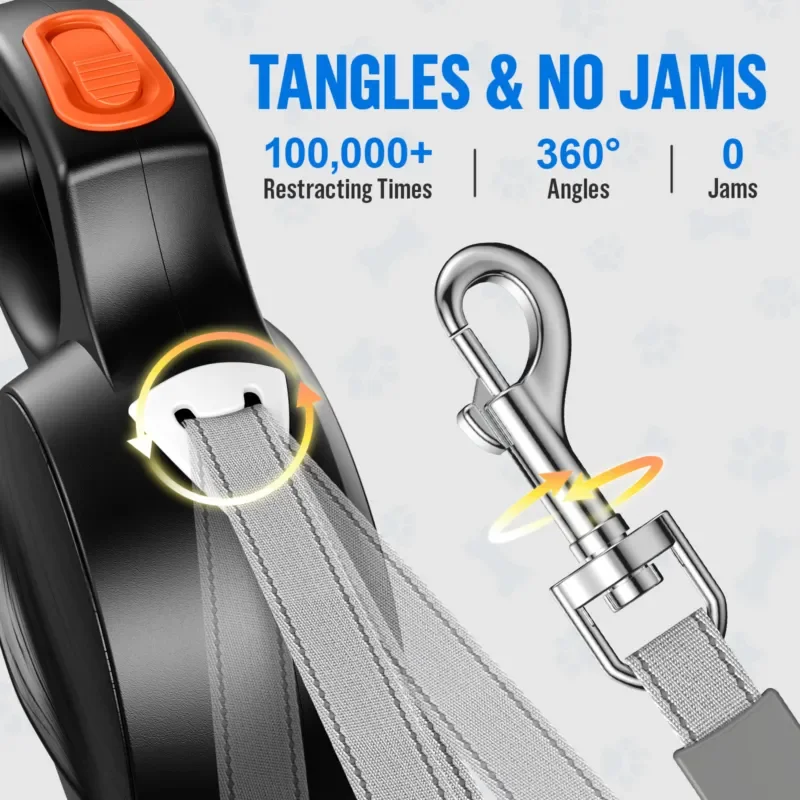 for Pet Leash Automatic Retractable Dog Leash Anti Explosion Large Dog Retractor Walking Dog Leash